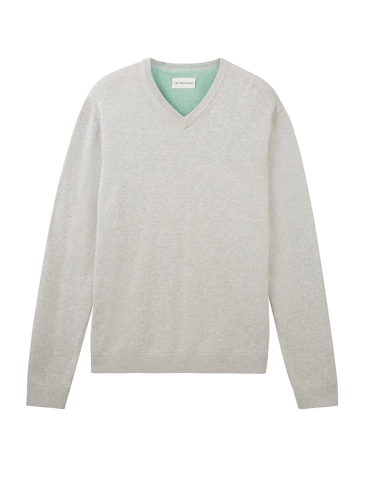 TOM TAILOR | Pullover | hellgrau
